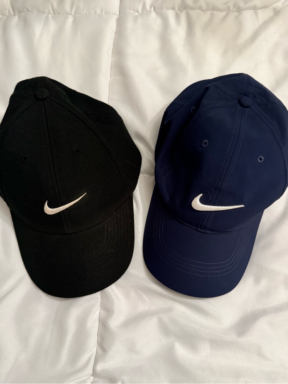 Nike Men’s or Women's Swoosh Cap Duo in Black and Navy